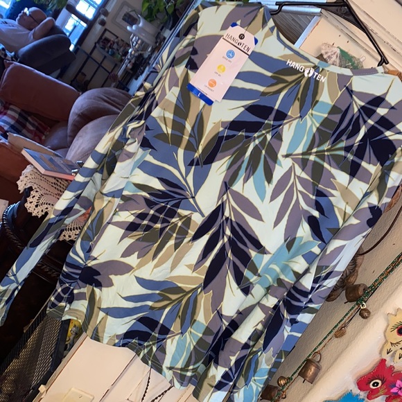 Swim top Hang Ten Quick Dry UPF 50+ Large - Picture 9 of 11